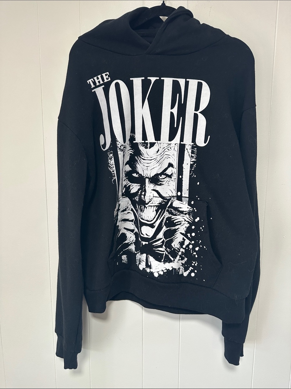 Black The Joker Graphic Crewneck Sweater